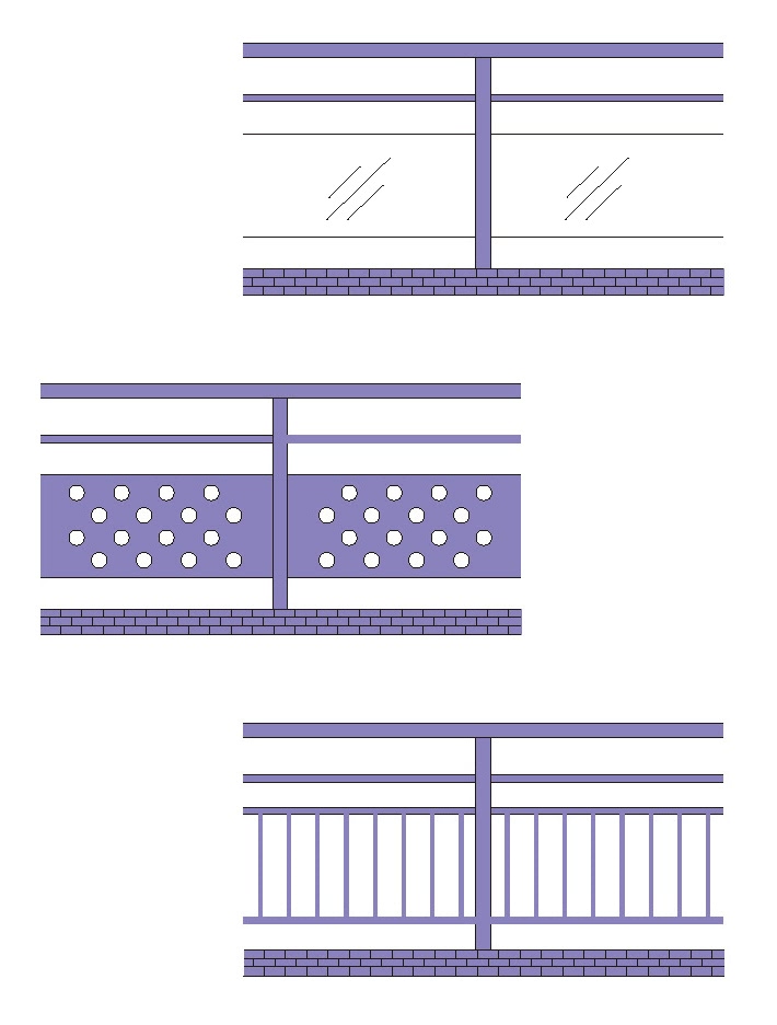 Structural Drawing of Handrail Series